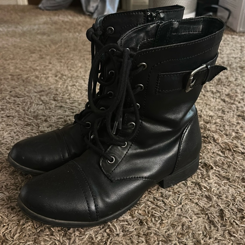 Black Combat Boots